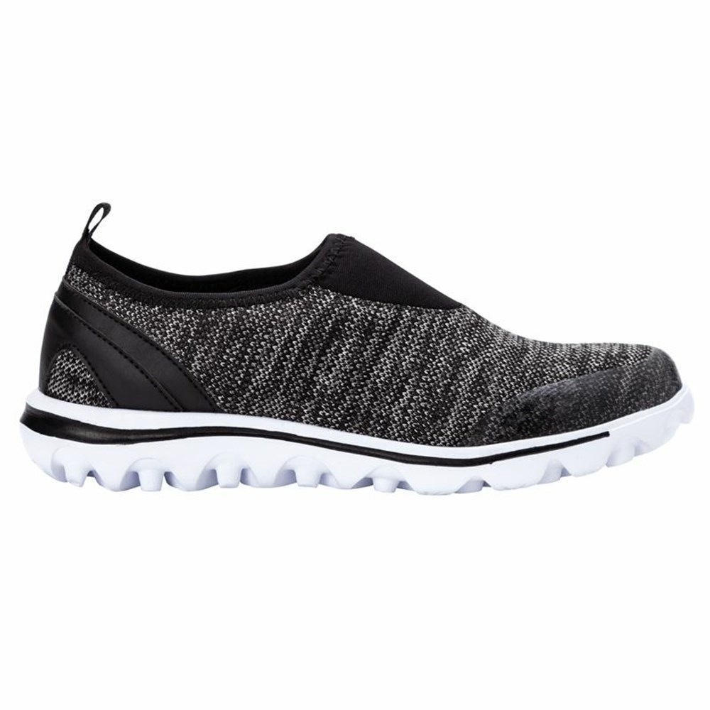 Zapatillas Propet TravelActive Slip-On Mujer Negras | HVPA-26975