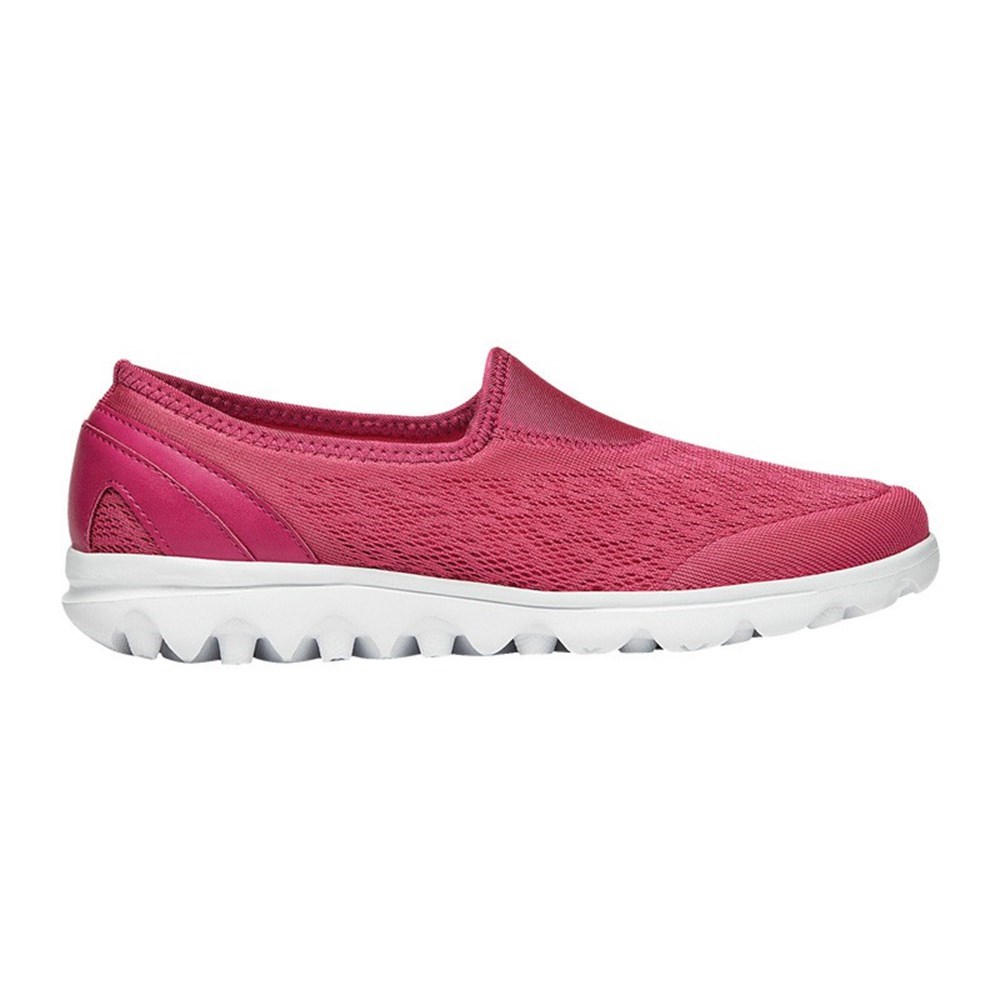 Zapatillas Propet TravelActive Slip-On Mujer Rojas | HXQB-52371