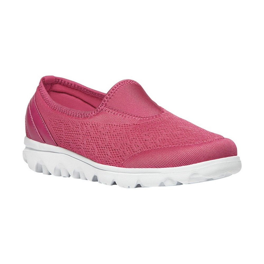 Zapatillas Propet TravelActive Slip-On Mujer Rojas | HXQB-52371