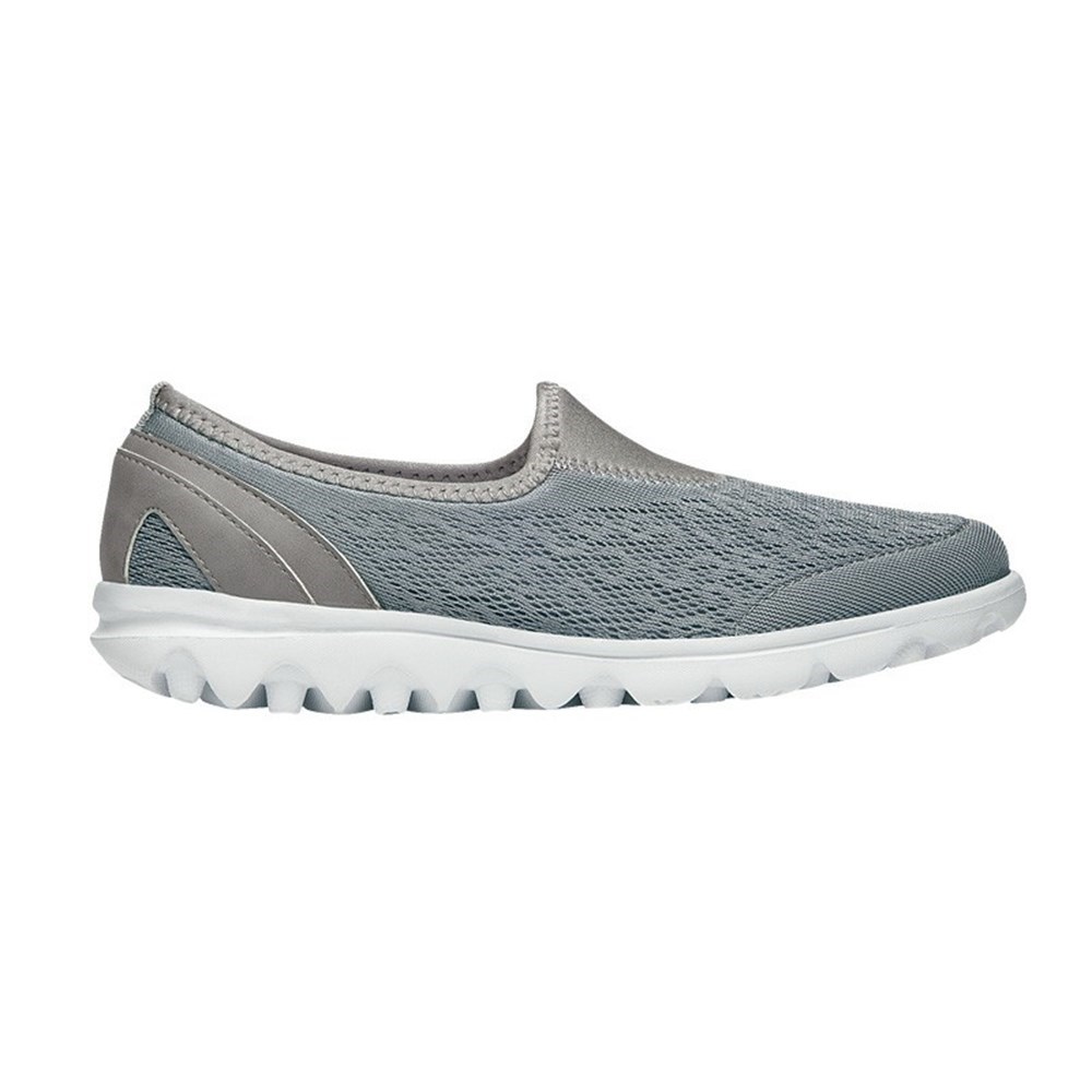 Zapatillas Propet TravelActive Slip-On Mujer Plateadas | IHEY-50437