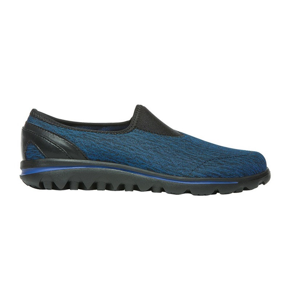 Zapatillas Propet TravelActive Slip-On Mujer Negras Azul Marino | KPCX-93802