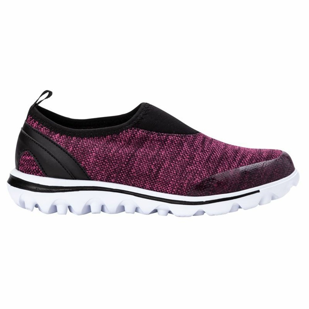 Zapatillas Propet TravelActive Slip-On Mujer Negras | NZLD-51036