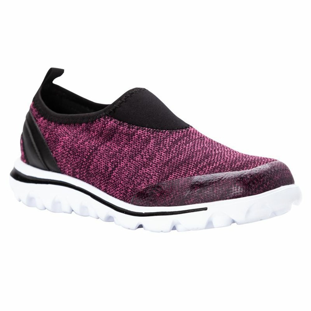 Zapatillas Propet TravelActive Slip-On Mujer Negras | NZLD-51036