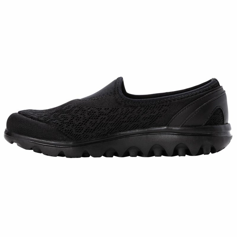 Zapatillas Propet TravelActive Slip-On Mujer Negras | PRHF-61542