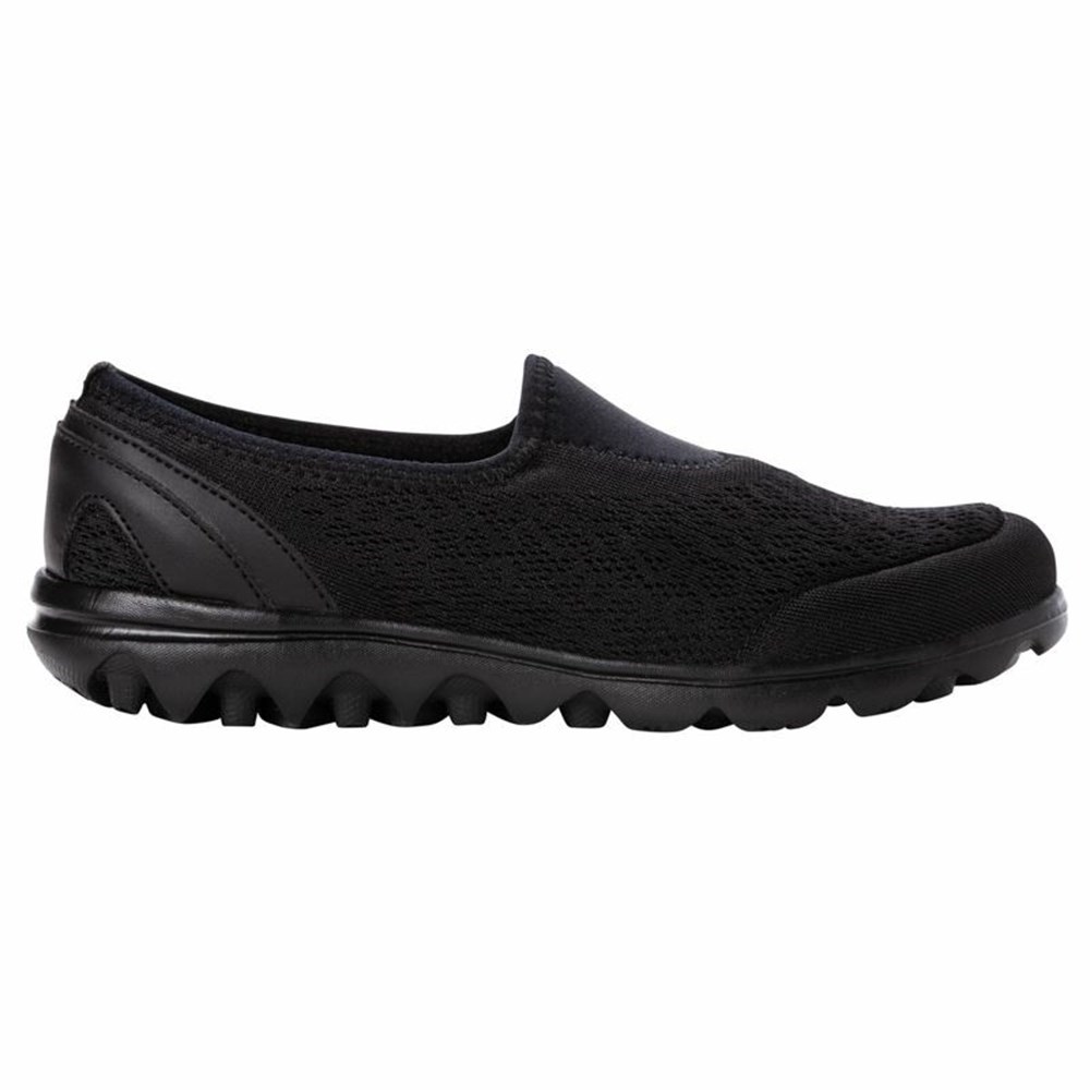 Zapatillas Propet TravelActive Slip-On Mujer Negras | PRHF-61542