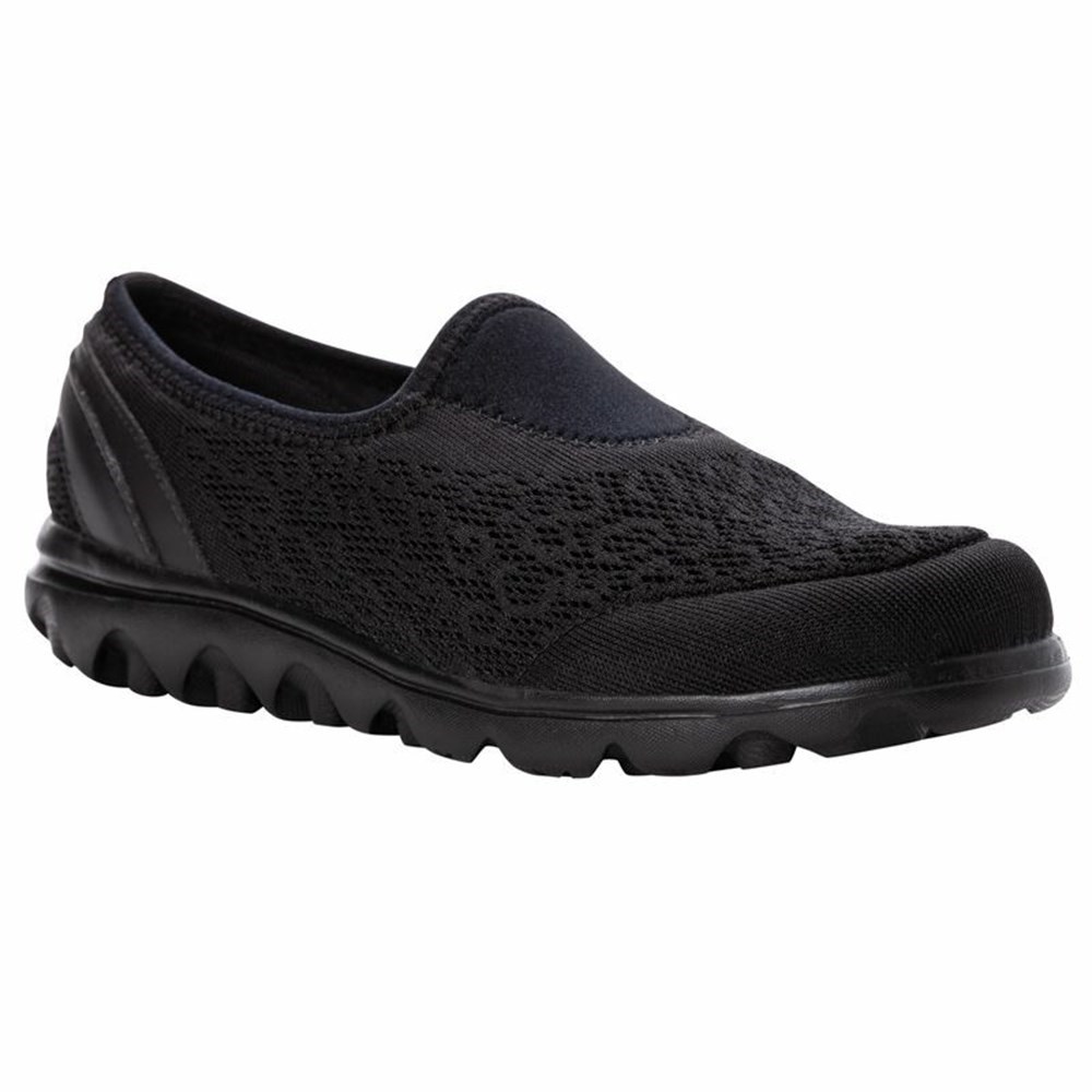 Zapatillas Propet TravelActive Slip-On Mujer Negras | PRHF-61542