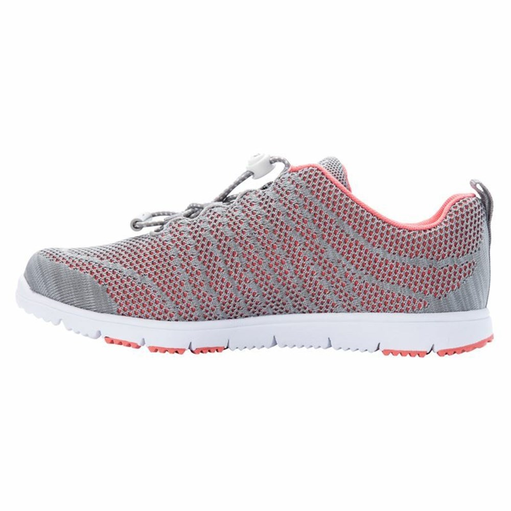 Zapatillas Propet TravelWalker EVO Mujer Coral Gris | VPFO-02189