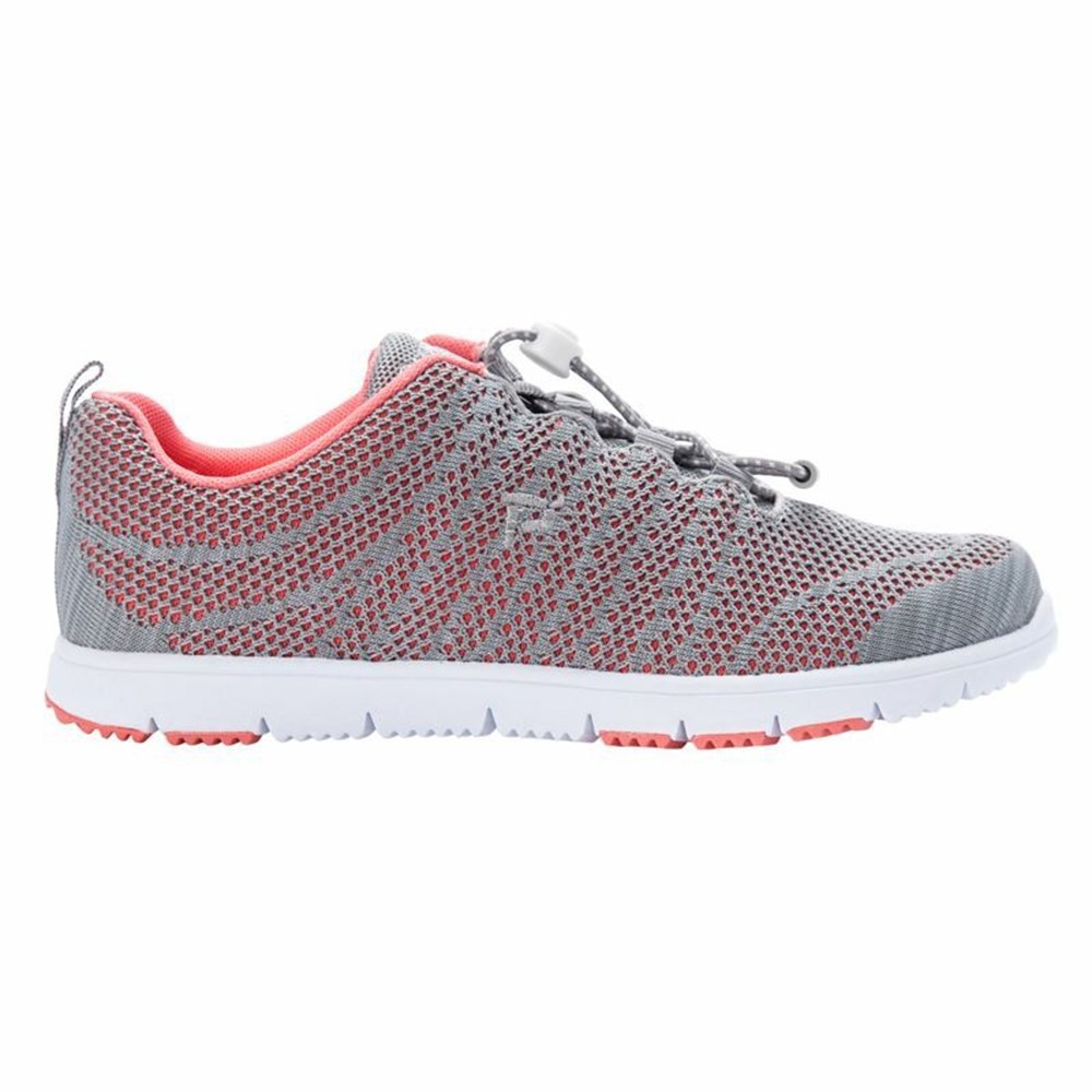 Zapatillas Propet TravelWalker EVO Mujer Coral Gris | VPFO-02189