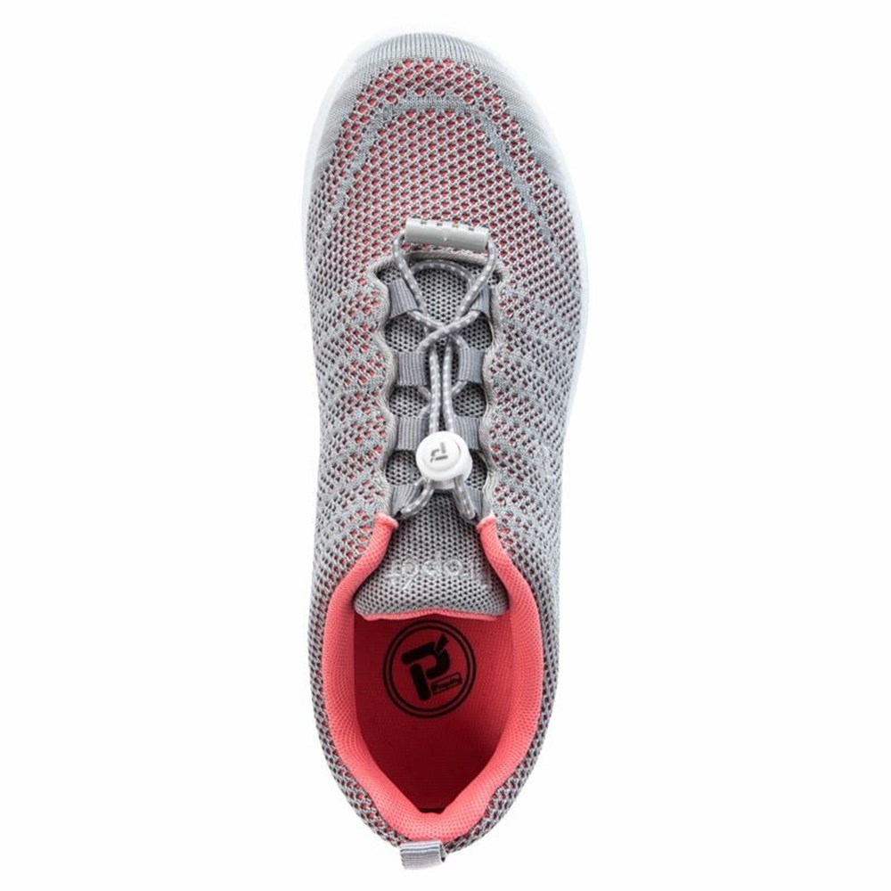 Zapatillas Propet TravelWalker EVO Mujer Coral Gris | VPFO-02189