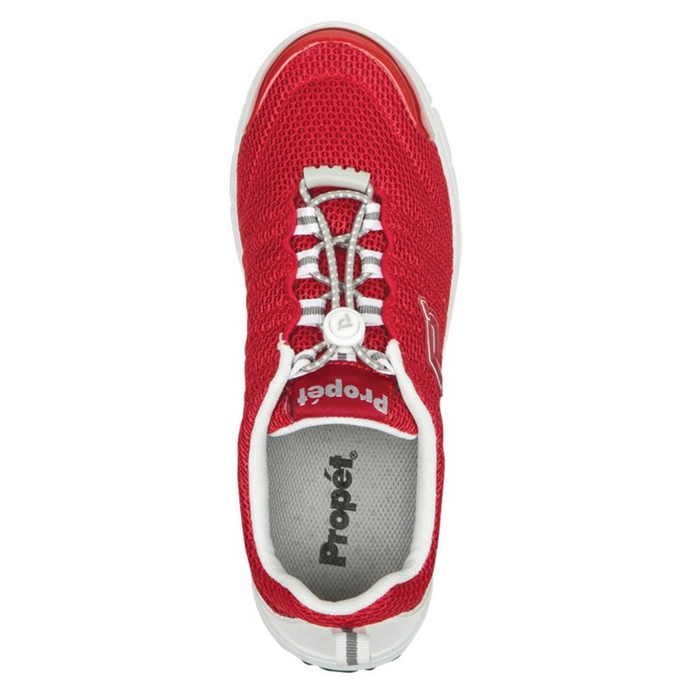 Zapatillas Propet TravelWalker II Mujer Rojas Blancas | LPRM-47925