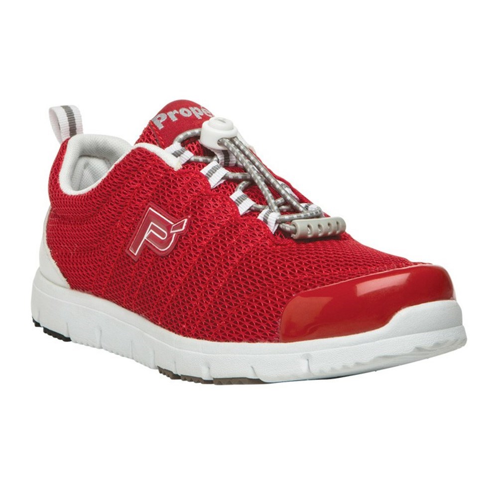 Zapatillas Propet TravelWalker II Mujer Rojas Blancas | LPRM-47925