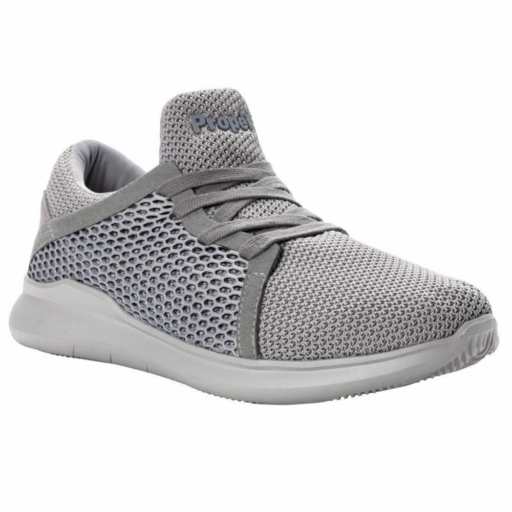 Zapatillas Propet Viator Dual Knit Hombre Gris | LEZC-41057