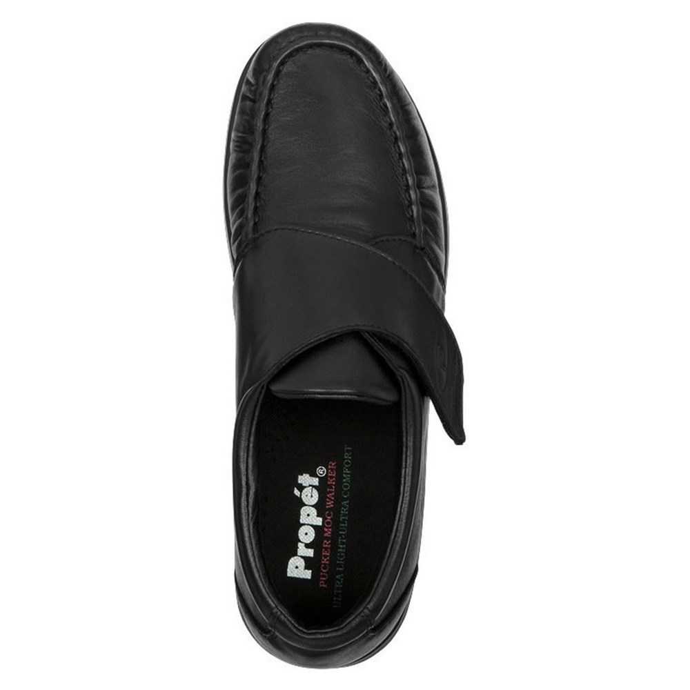 Zapatos Casuales Propet Pucker Moc Hombre Negras | SUNJ-23074