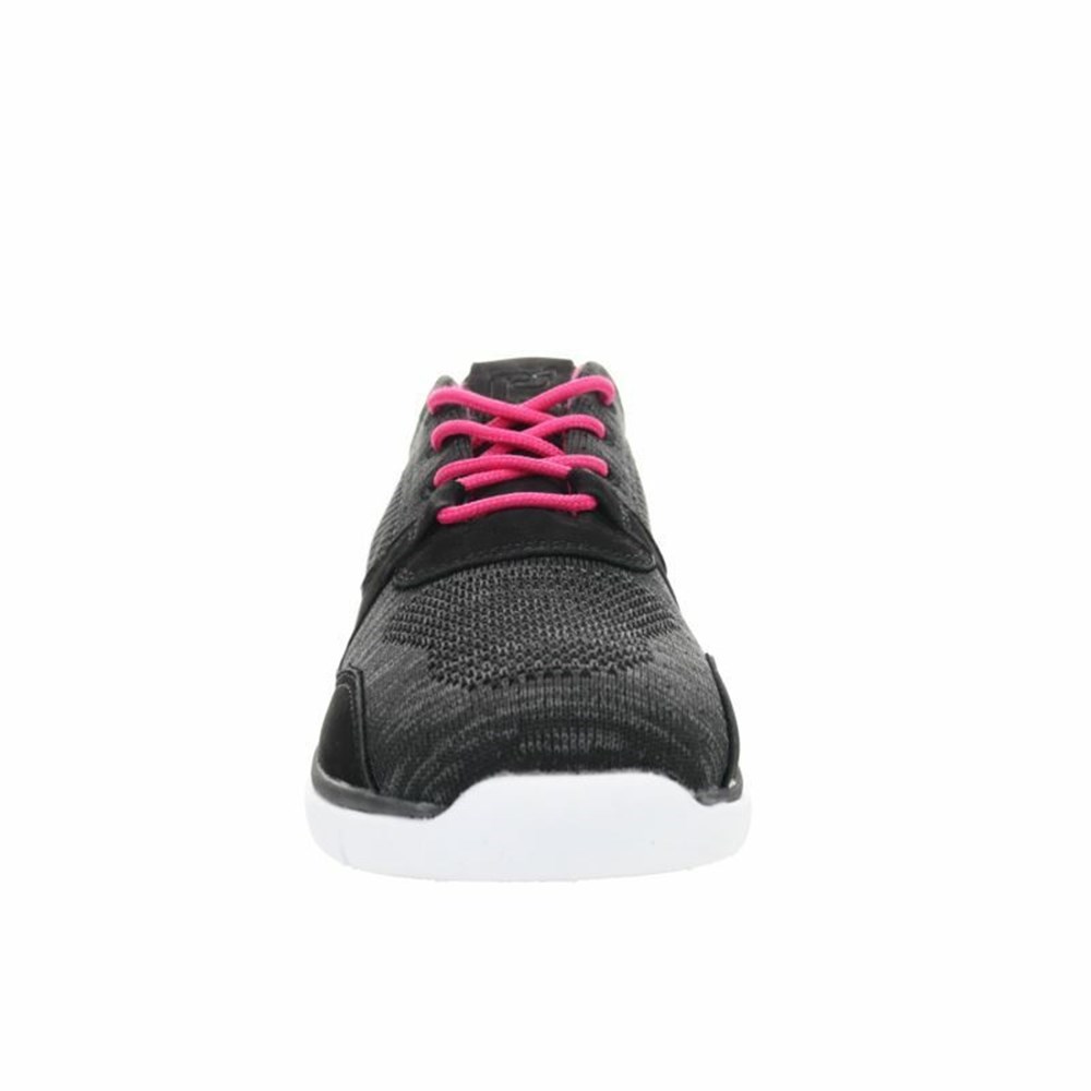 Zapatos Casuales Propet Sarah Mujer Negras Rosas | XHBM-85197