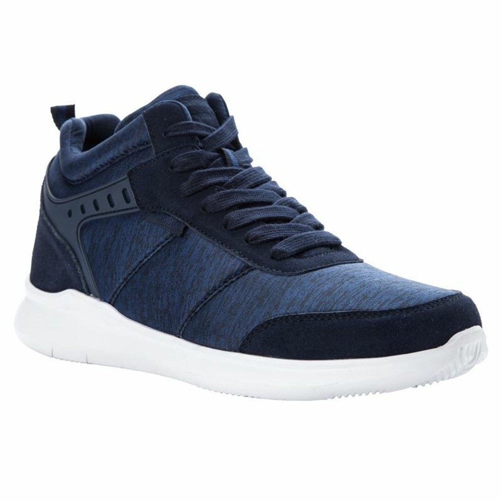 Zapatos Casuales Propet Viator Hi Hombre Azul Marino | KEYM-98427