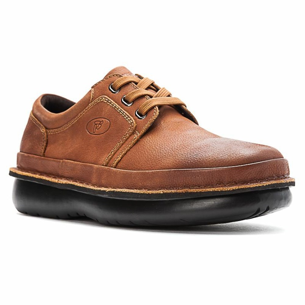 Zapatos Casuales Propet Villager Hombre Marrones | QHTF-49327