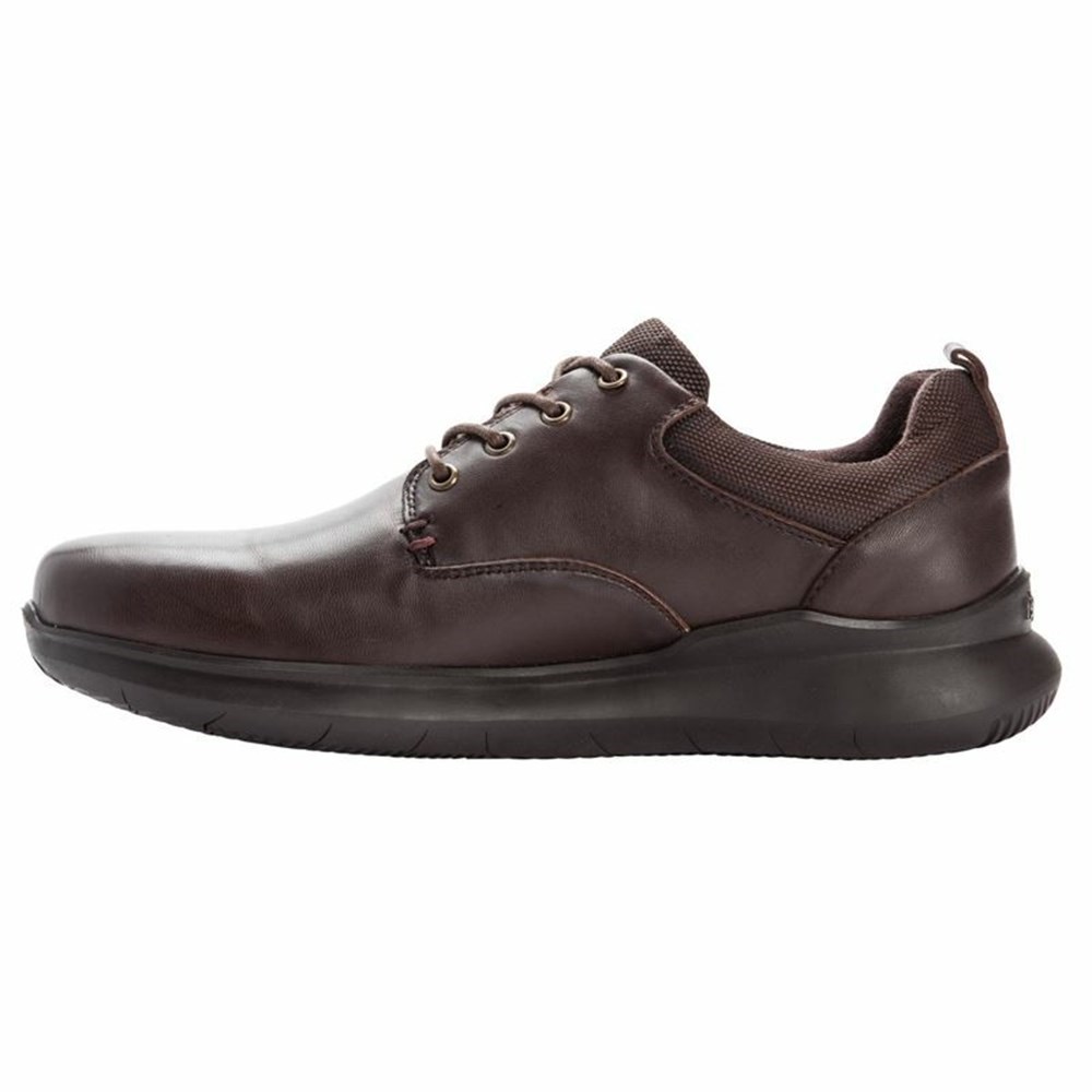 Zapatos Casuales Propet Vinn Hombre Marrones | RMKJ-71832