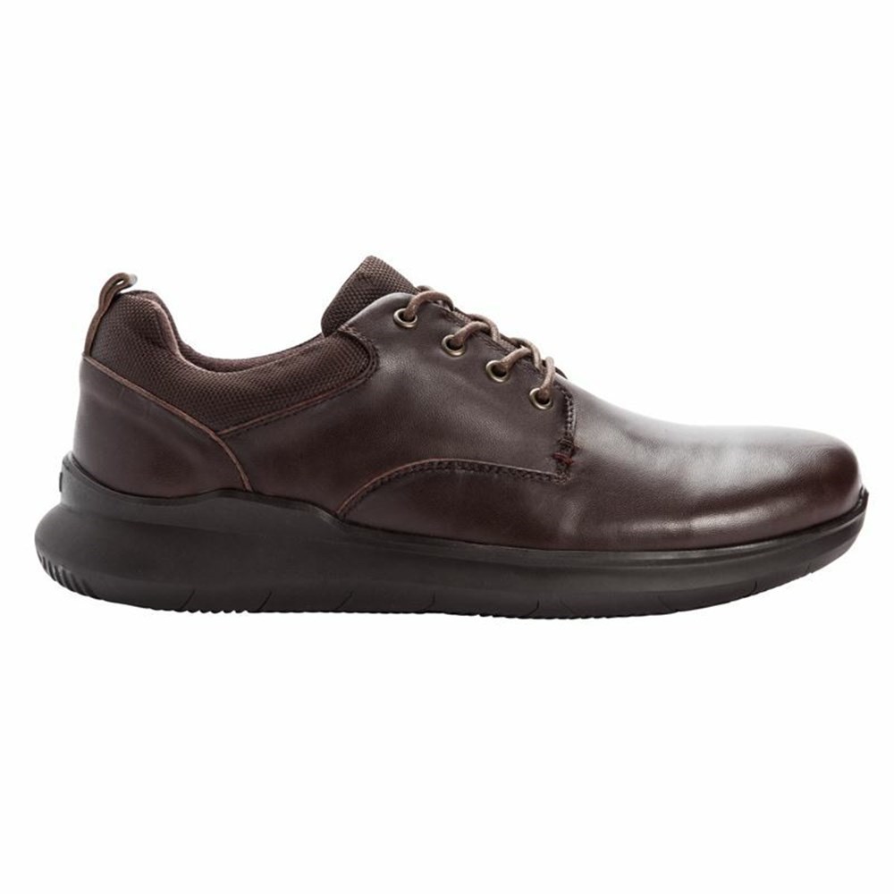 Zapatos Casuales Propet Vinn Hombre Marrones | RMKJ-71832