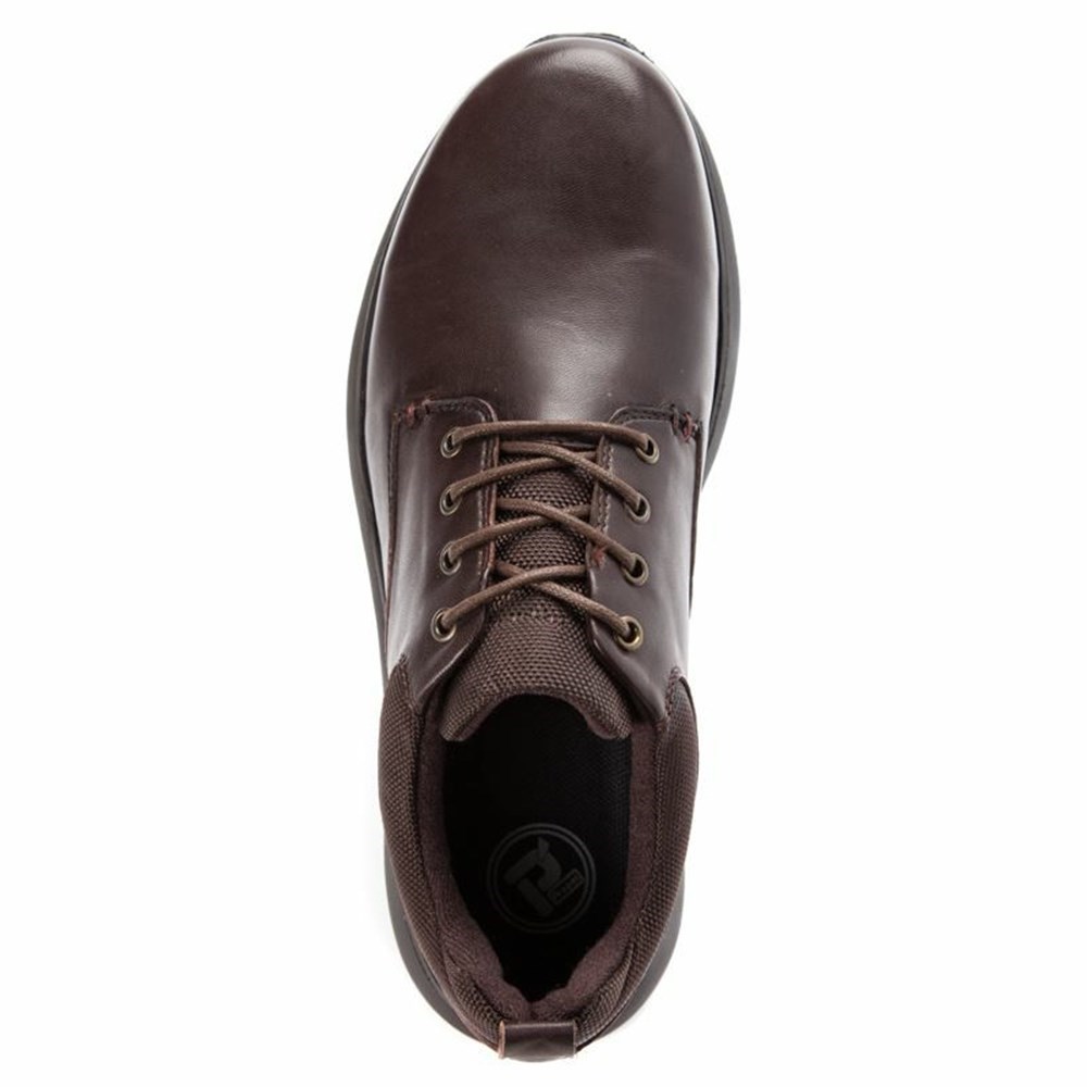 Zapatos Casuales Propet Vinn Hombre Marrones | RMKJ-71832