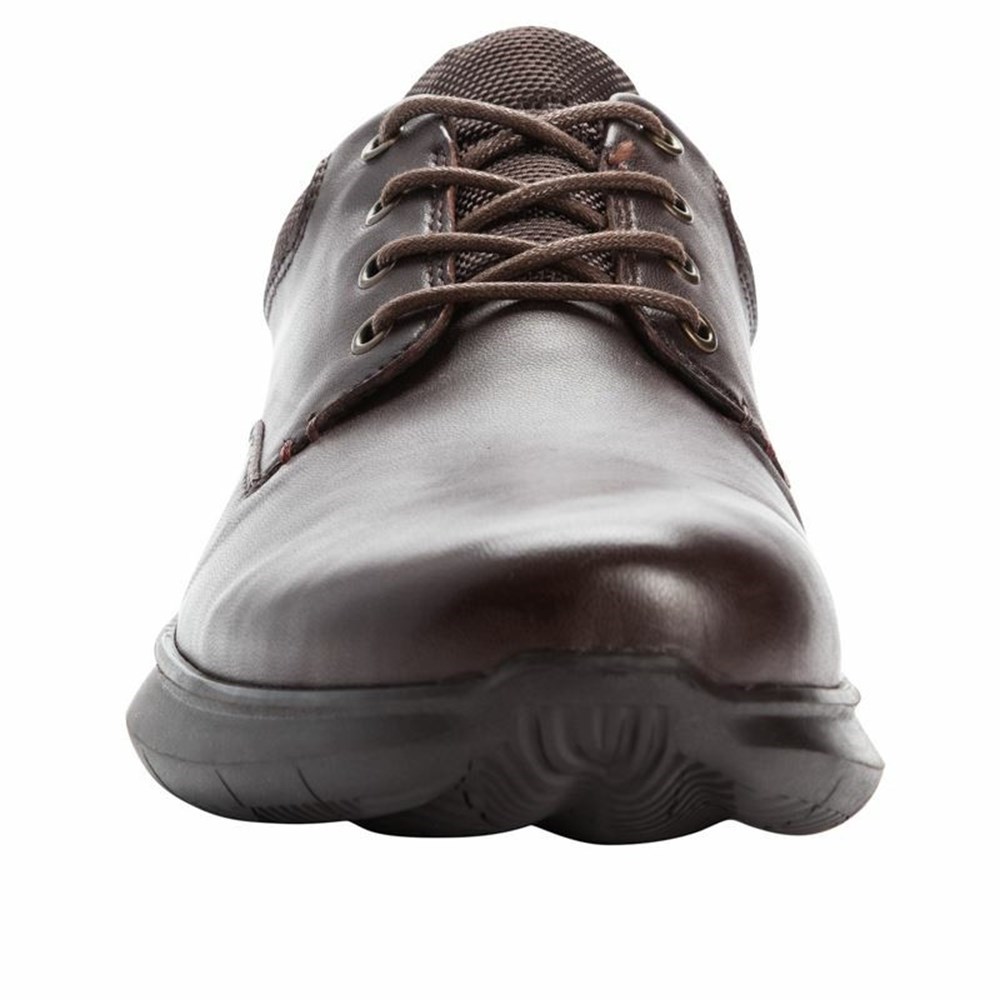 Zapatos Casuales Propet Vinn Hombre Marrones | RMKJ-71832