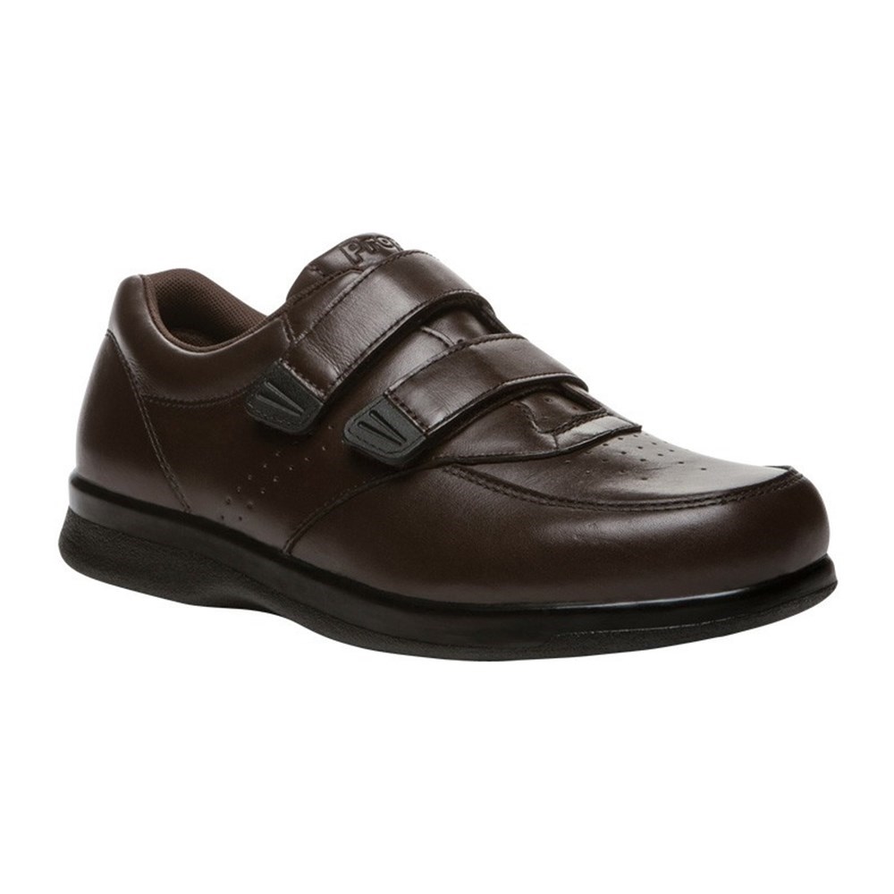 Zapatos Casuales Propet Vista Correa Hombre Marrones | IHWD-68371