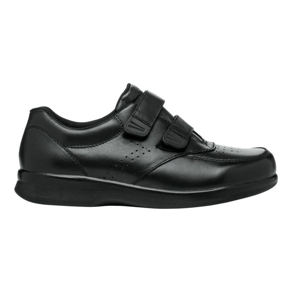 Zapatos Casuales Propet Vista Correa Hombre Negras | UXES-28435