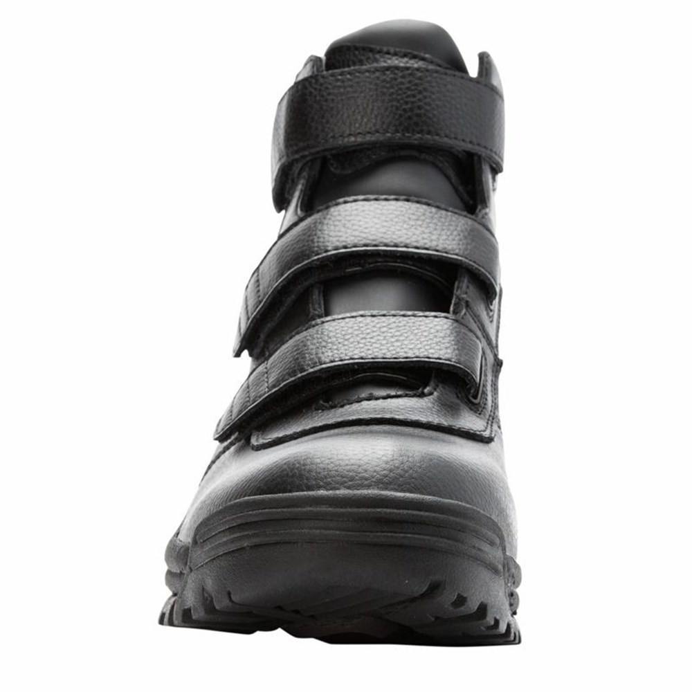 Zapatos Outdoor Propet Cliff Walker Altas Correa Hombre Negras | FMRJ-21653