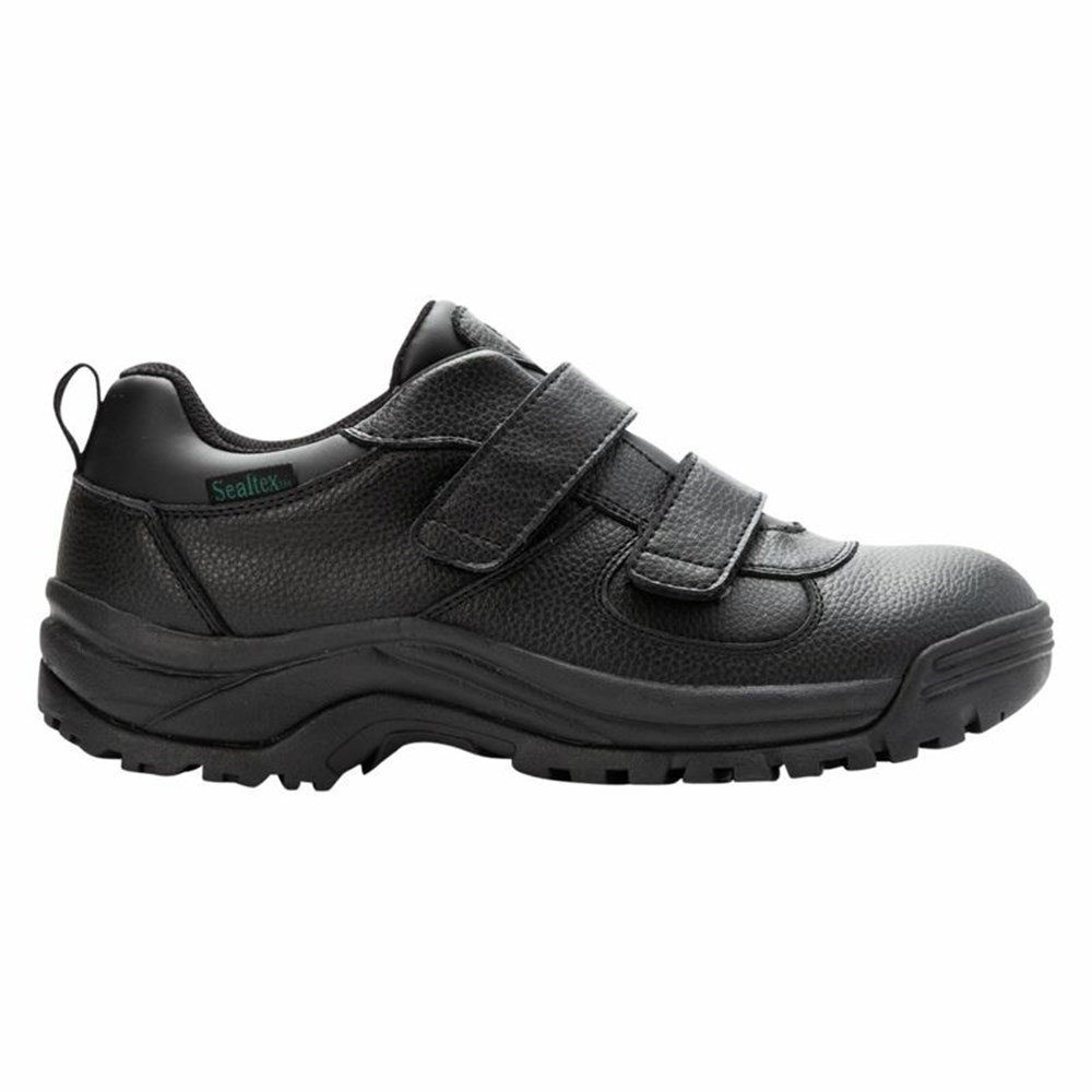 Zapatos Outdoor Propet Cliff Walker Low Correa Hombre Negras | GVRJ-58492