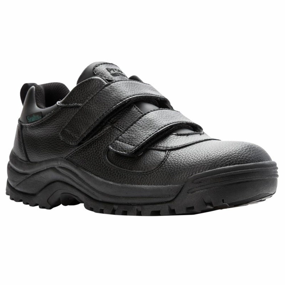 Zapatos Outdoor Propet Cliff Walker Low Correa Hombre Negras | GVRJ-58492