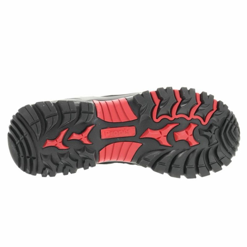 Zapatos Outdoor Propet Ridge Walker Hombre Negras Rojas | WORK-35167