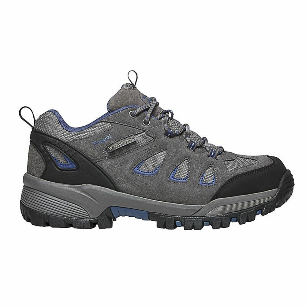 Zapatos Outdoor Propet Ridge Walker Low Hombre Gris Azules | ALMQ-71238