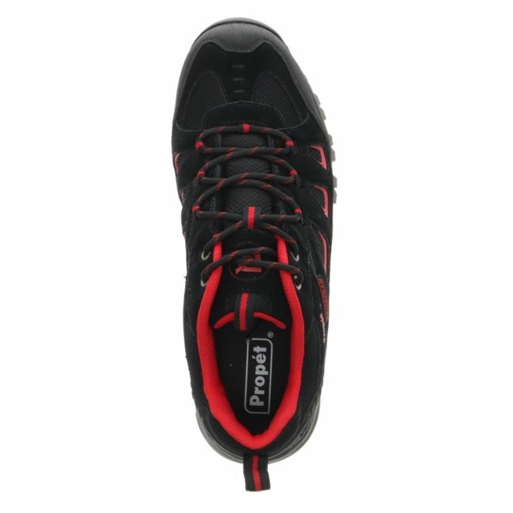 Zapatos Outdoor Propet Ridge Walker Low Hombre Negras Rojas | YNWG-18792