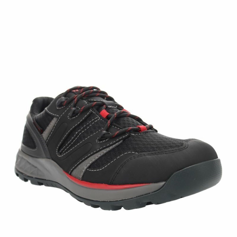 Zapatos Outdoor Propet Vercors Hombre Negras Rojas | TFGZ-50617