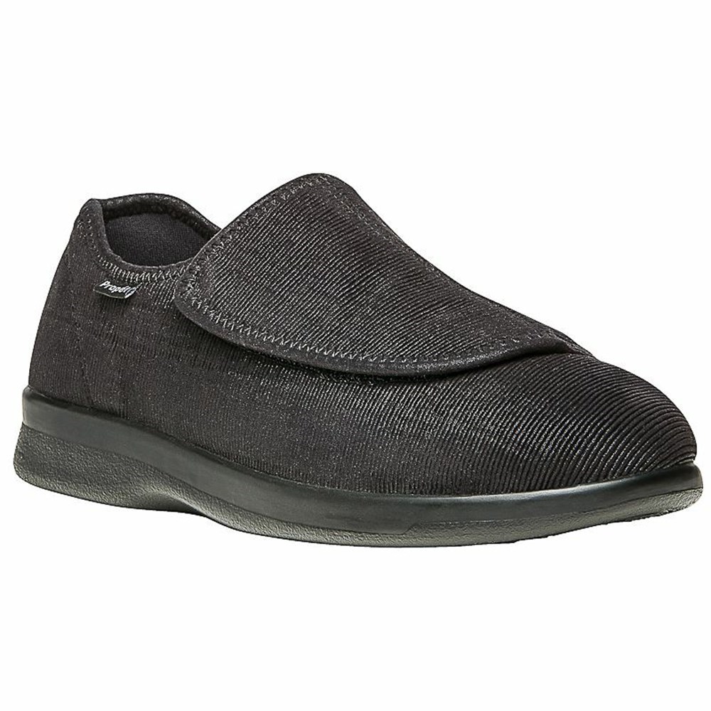 Zapatos Planos Propet Cush\'N Foot Hombre Negras | UNRF-01457