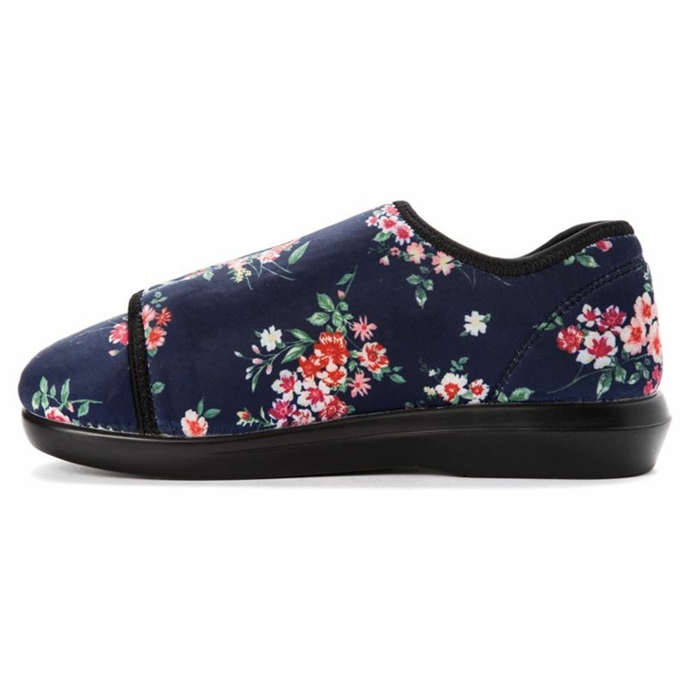 Zapatos Planos Propet Cush'N Foot Mujer Azul Marino | TEHJ-97120