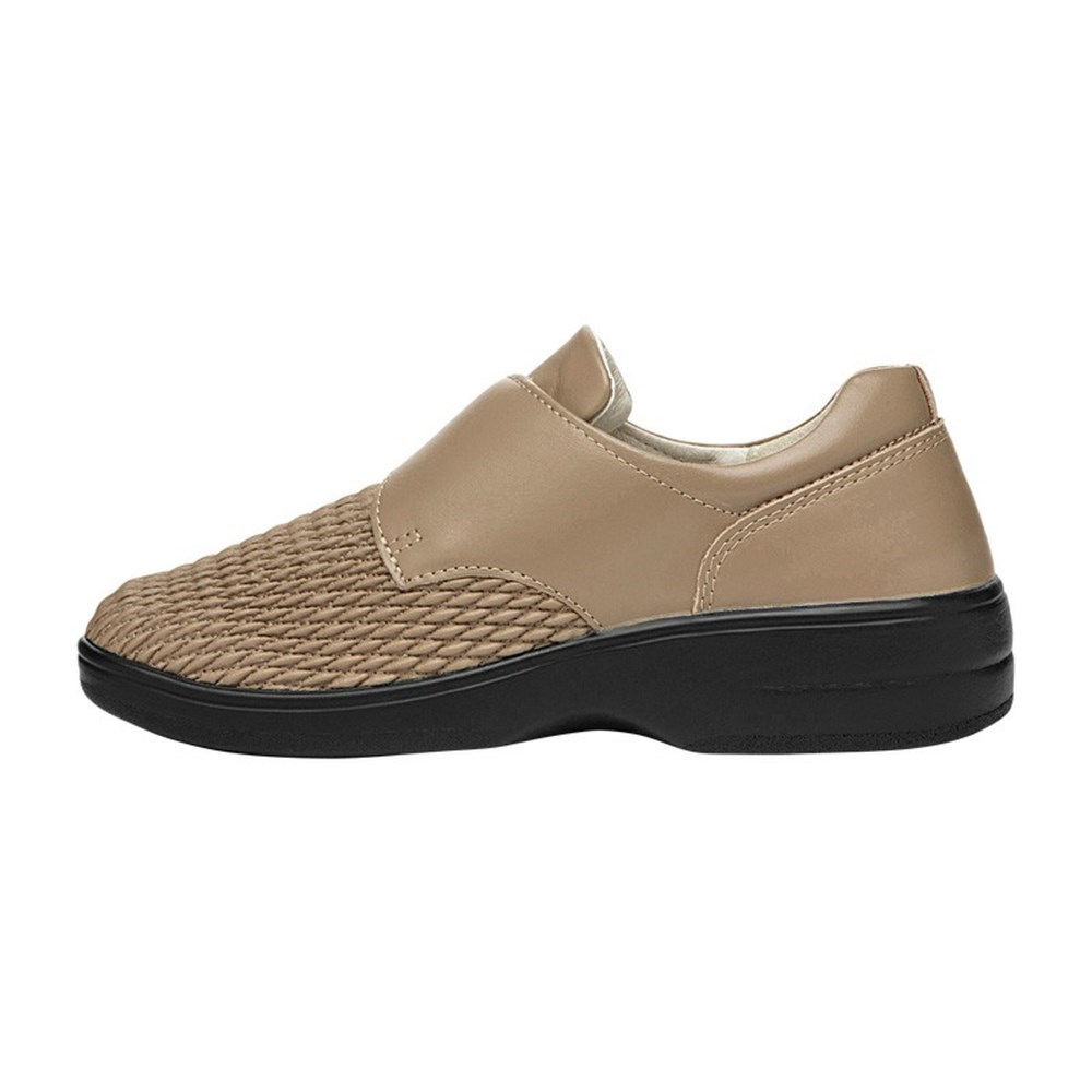 Zapatos Planos Propet Olivia Mujer Gris Marrones | DWBT-03275