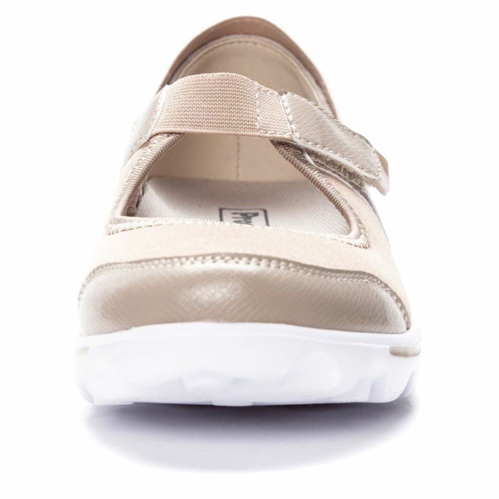 Zapatos Planos Propet Onalee Mujer Beige | DPGZ-67125