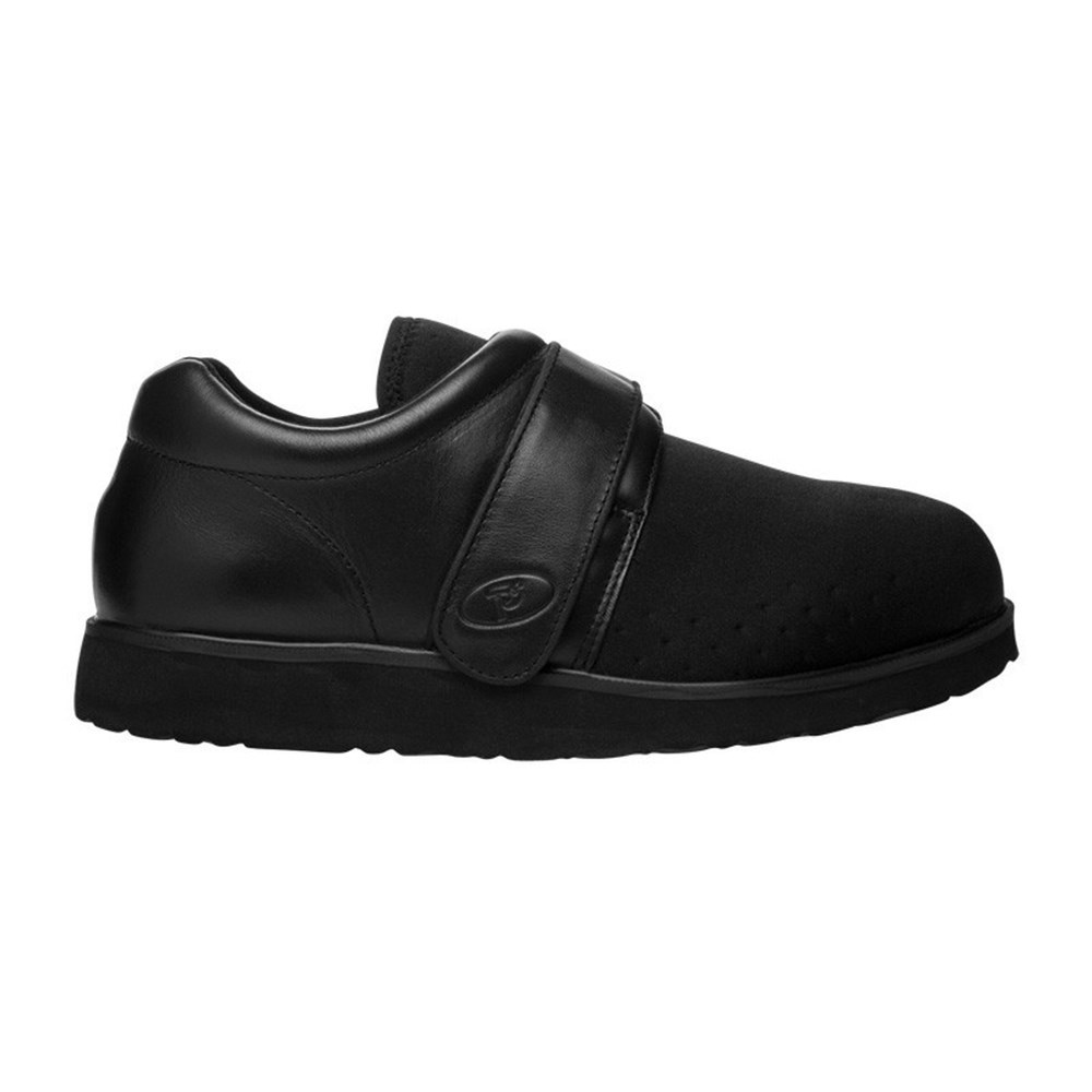 Zapatos Planos Propet PedWalker 3 Hombre Negras | JFGQ-36291