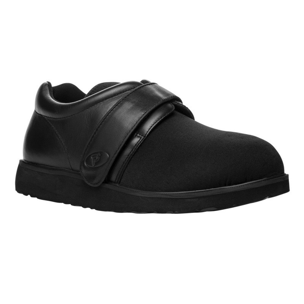 Zapatos Planos Propet PedWalker 3 Hombre Negras | JFGQ-36291