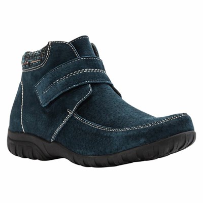 Botas Propet Delaney Correa Mujer Azul Marino | PZWQ-71462