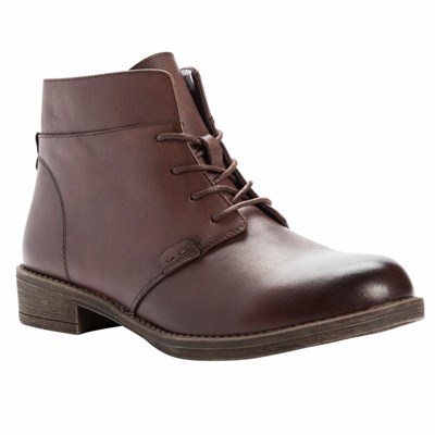 Botas Propet Tatum Encaje Bootie Mujer Marrones | EGBR-37209