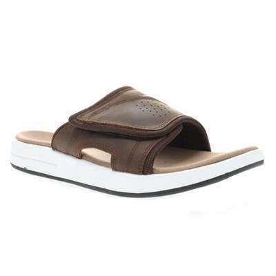 Sandalias Propet Emerson Hombre Marrones | FGZX-85413