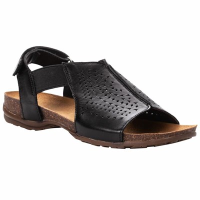 Sandalias Propet Feya Mujer Negras | QGPZ-80136