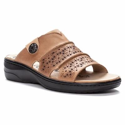 Sandalias Propet Gertie Mujer Beige | GCSF-45620