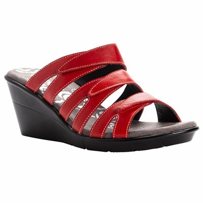 Sandalias Propet Lexie Mujer Rojas | GFTL-69815