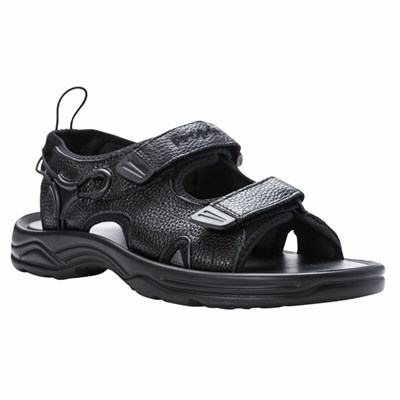 Sandalias Propet SurfWalker II Hombre Negras | FDVB-53078