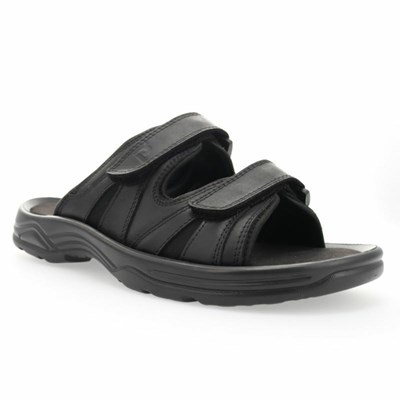 Sandalias Propet Vero Hombre Negras | CGWY-09258