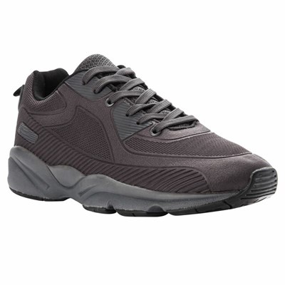 Zapatillas Propet Estabilidad Laser Hombre Gris Oscuro | LKDY-41730