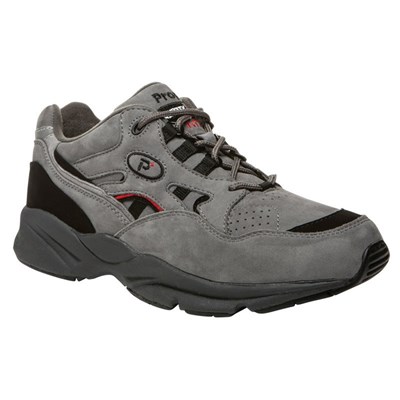 Zapatillas Propet Estabilidad Walker Hombre Gris Negras | ZFLH-63084