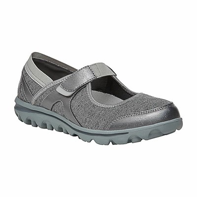 Zapatillas Propet Onalee Mujer Gris Plateadas | HWZS-57138